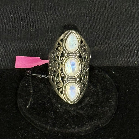 YS India 3 Stone Ring 925