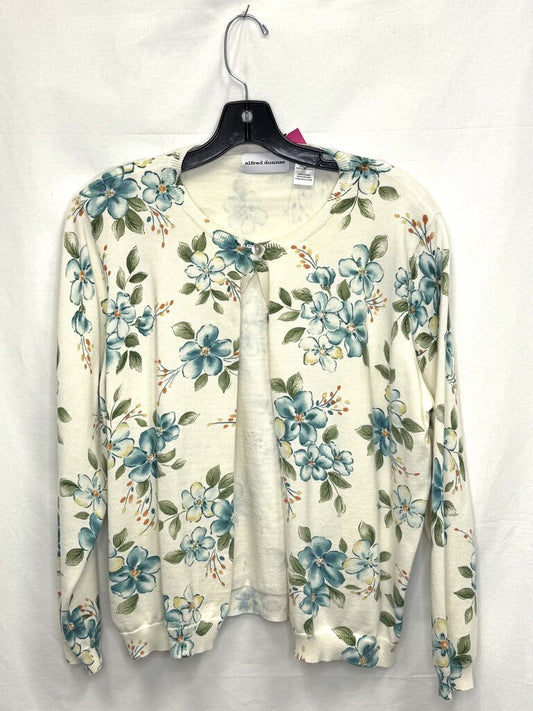 Alfred Dunner Floral Button Up Cardigan