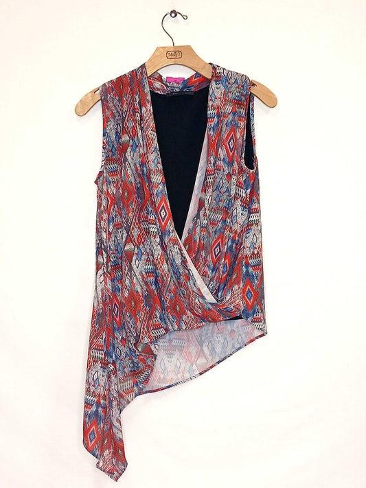 Sleeveless V-Neck BLouse
