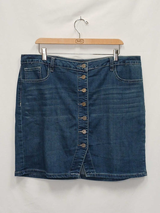 Earl Jean Denim Skirt