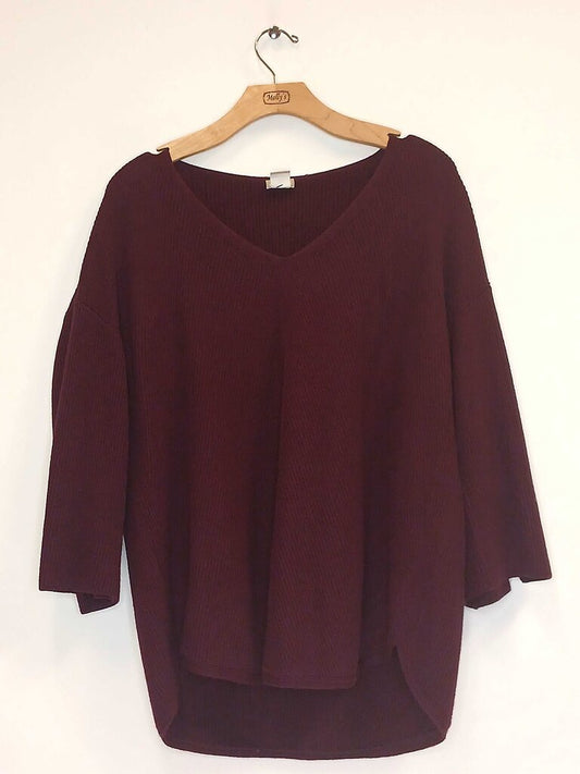 Chicos 3/4 Quarter V Neck