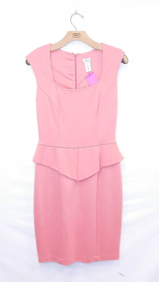 Cache Square Nick Mid Length Fitting Dress