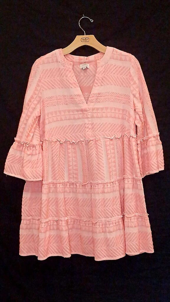 Mud Pie V Neck Long Sleeve Mid Length Dress