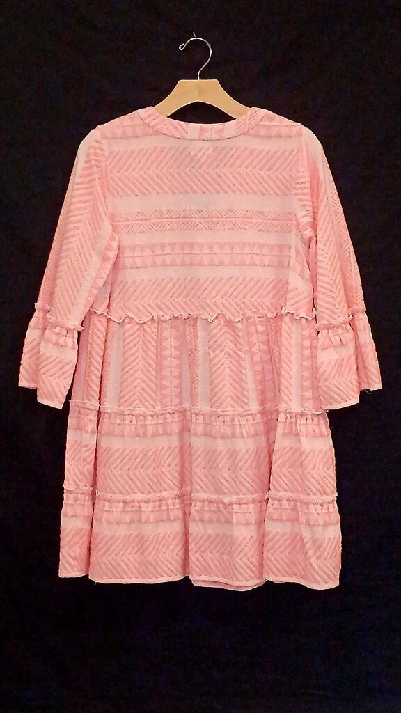 Mud Pie V Neck Long Sleeve Mid Length Dress