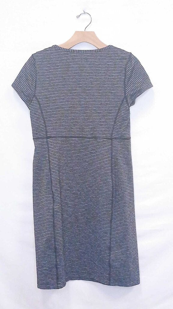 Duluth Trading Striped Short Sleeve Dress