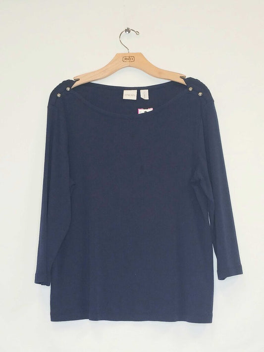 Chicos 3/4 Sleeve Top