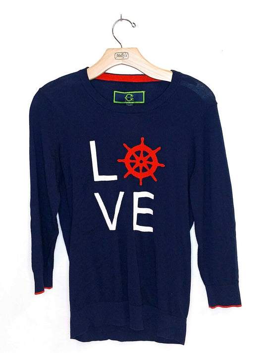 C. Wonder 3/4 Sleeve Love Top