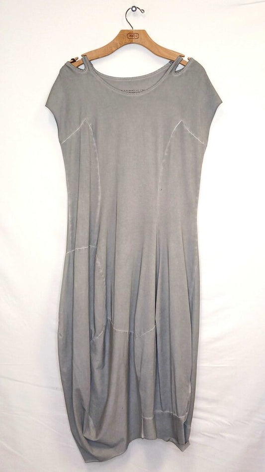 Black Label Short Sleeve Long Dress