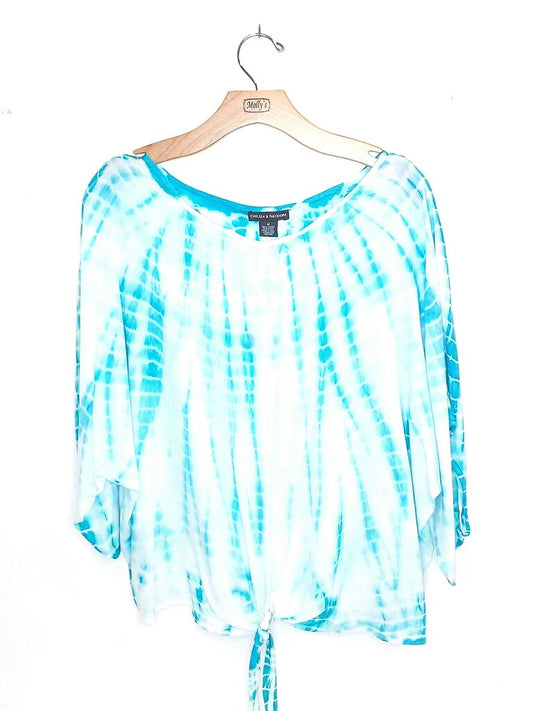 Chelsea & Theodore /4 Sleeve Tye Die Blouse