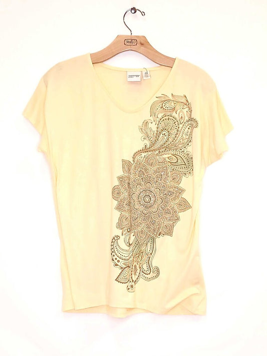 Chicos Short Sleeve Top