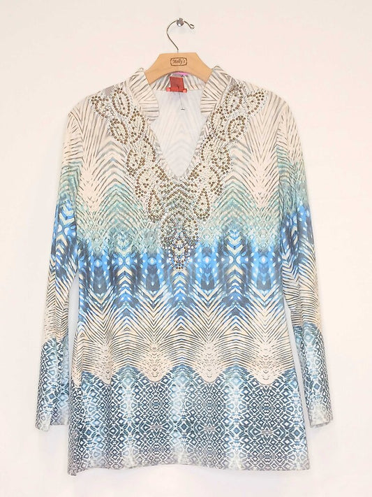 V Christina Long Sleeve Top