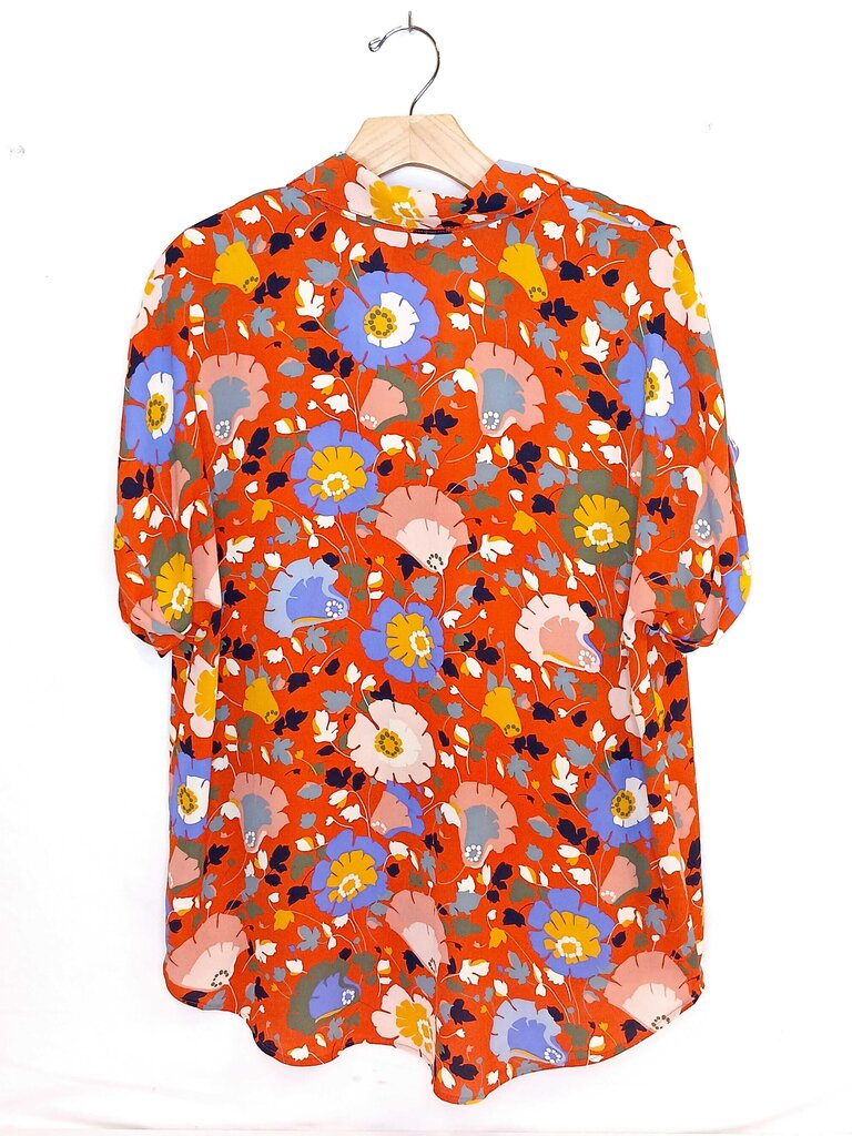 Cabi Floral Short Sleeve Top