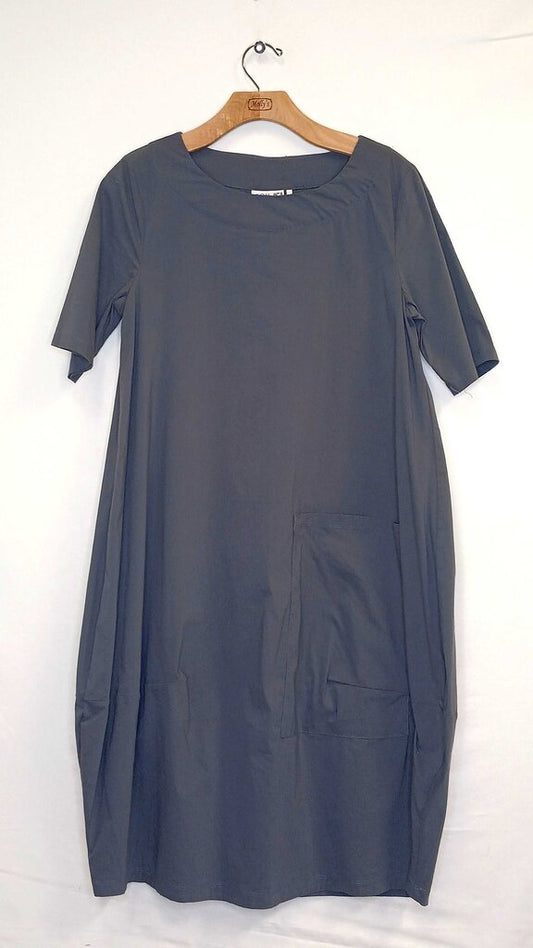 Foil Short Sleeve Dress