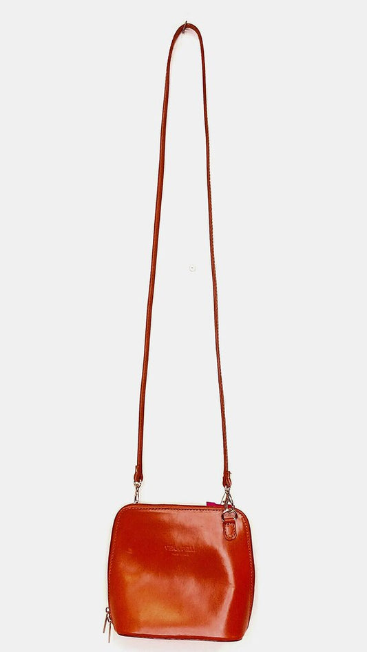 Vera Pelle Genuine Soft Leather Square Bag