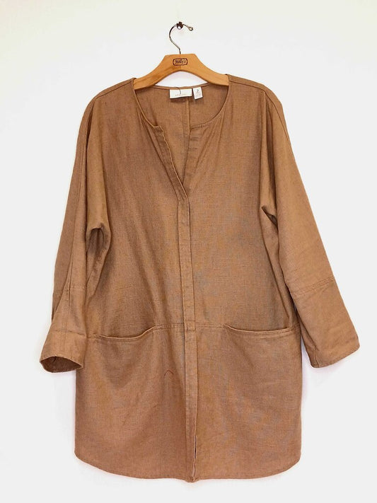 Chicos Short Sleeve Button Up
