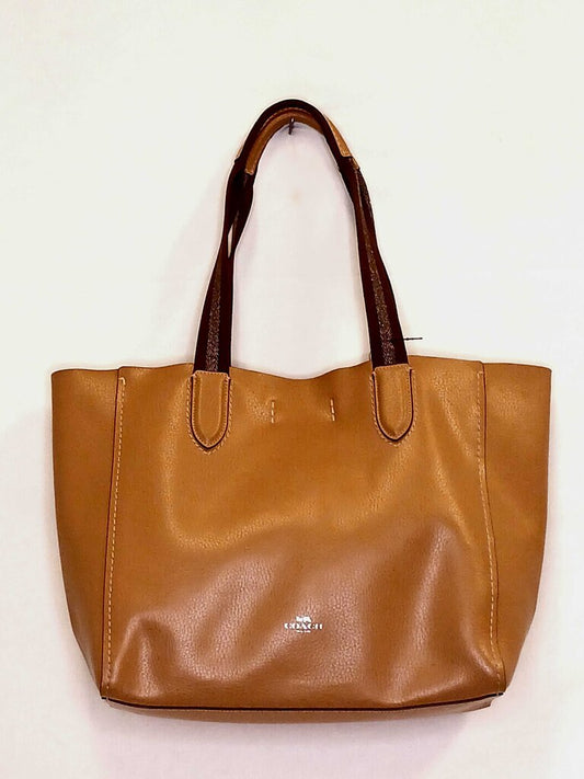 Coach Pebbled Leather Derby Tote Bag