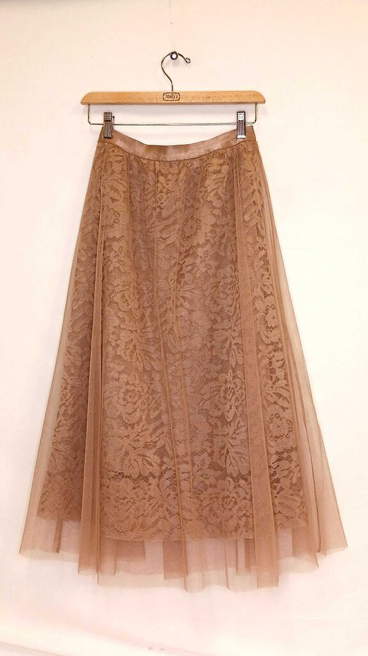Wildfox Embroidered Lace Tiered Dress