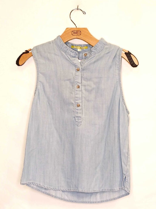 Gianni Bini Sleeveless Button Up Top