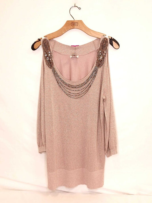 Cache Cold Shoulder Top