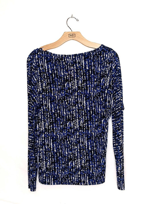 Micheal Kors Long Sleeve Patterned Blouse