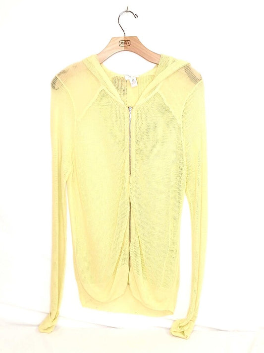 Chicos Fish Neck Zip Up Jacket