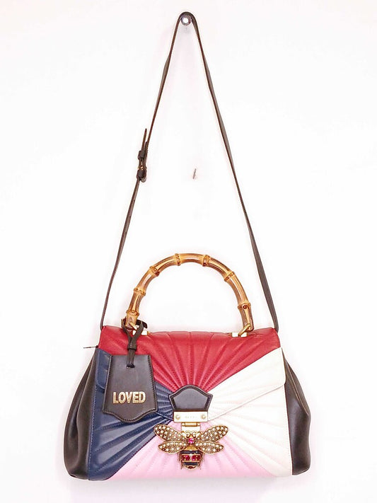 Gucci Queen Margaret Top Handle Quilted Leather Bag