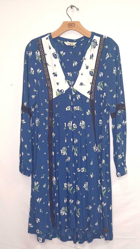 Matilda Jane Patterned V Neck Long Sleeve Mid Length Dress