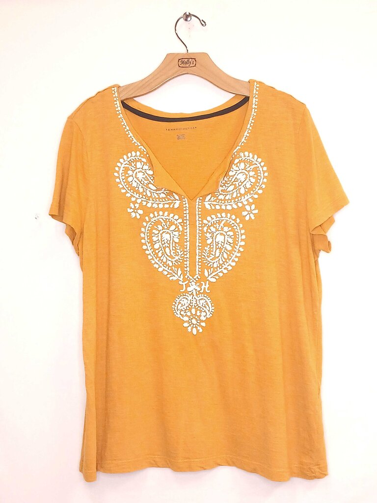 Tommy Hilfiger Decorated Short Sleeve Top