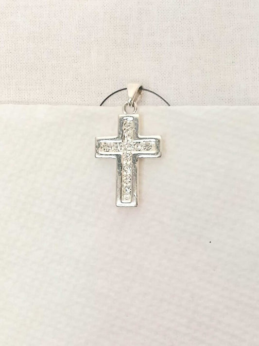 cross rhinestone necklace