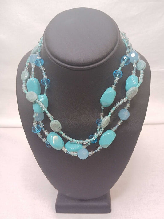 All Brand Three Strand Necklace