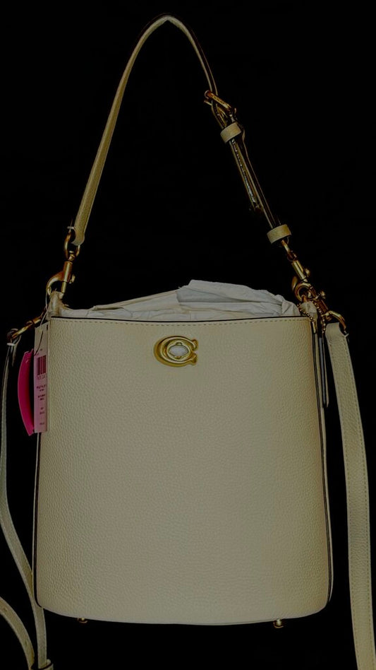 Coach Willow Pebbled Leather Two Way Purse
