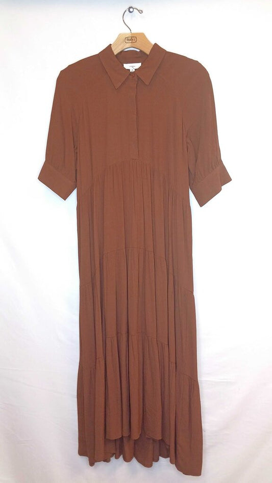 A Love A Cropped Sleeve Maxi Dress