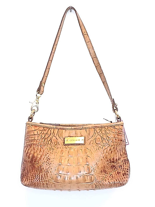 Brahmin Croc Embossed Mini Shoulder Bag