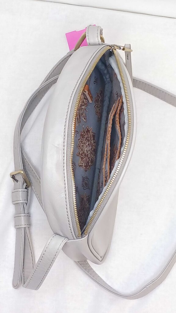 Hobo Round Leather Crossbody