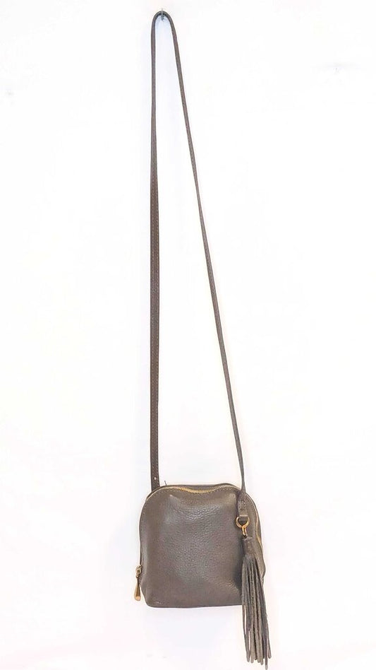 Hobo Pebbled Leather Crossbody With Fringe