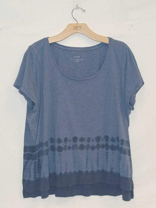 "Tie Dye High-Low Tee"
