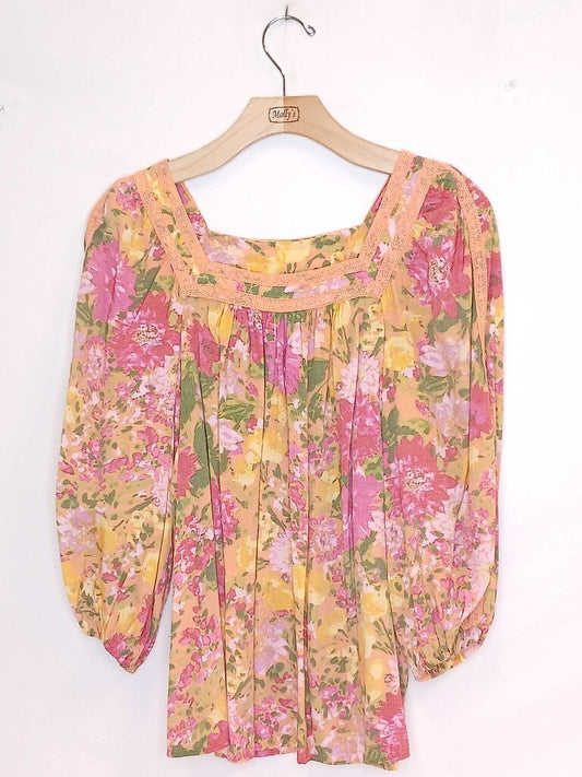 Lauren Conrad Patterned Blouse