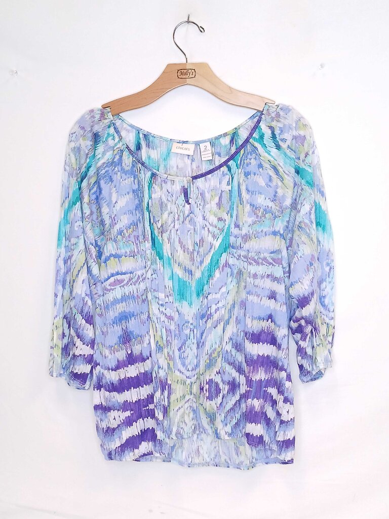 Chicos 3/4 Sleeve Shirt