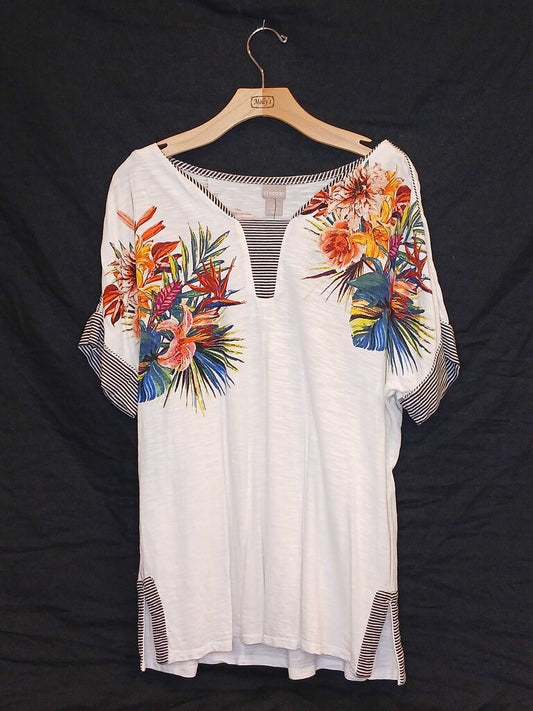 Chicos Short Sleeve Top
