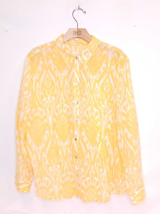 Chicos Short Sleeve Button Up