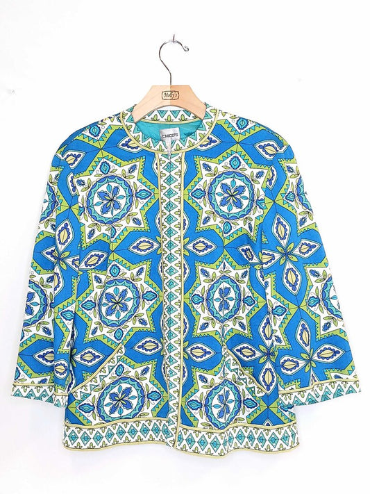 Chicos Long Sleeve Beaded Jacket