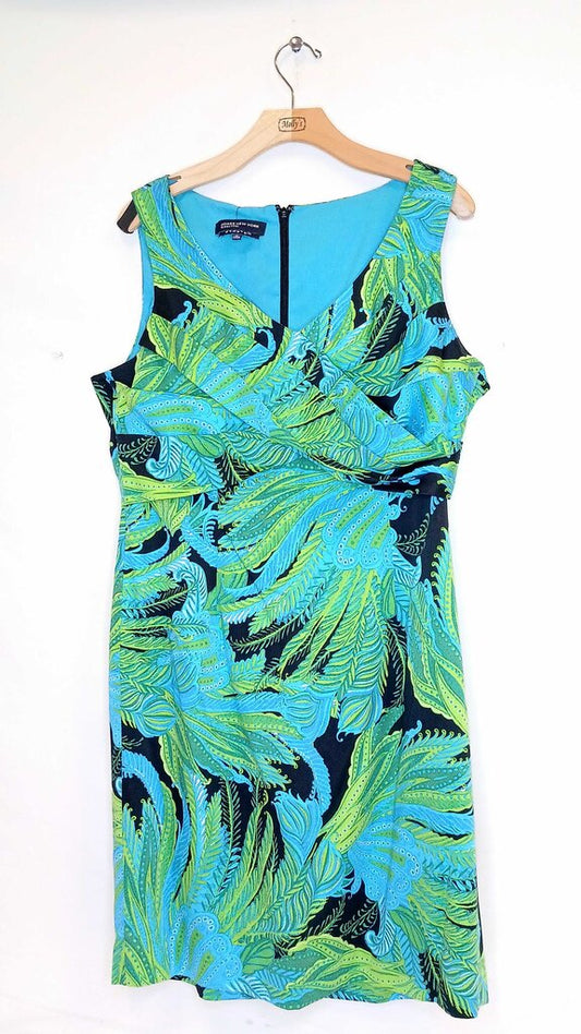 Jones New York Short Sleeve Mid Length Dress