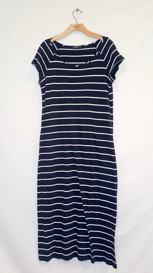 Jones New York Short Sleeve Stiped Dress