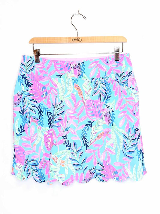 Lily Pulitizer Short Skort Scalloped Edges