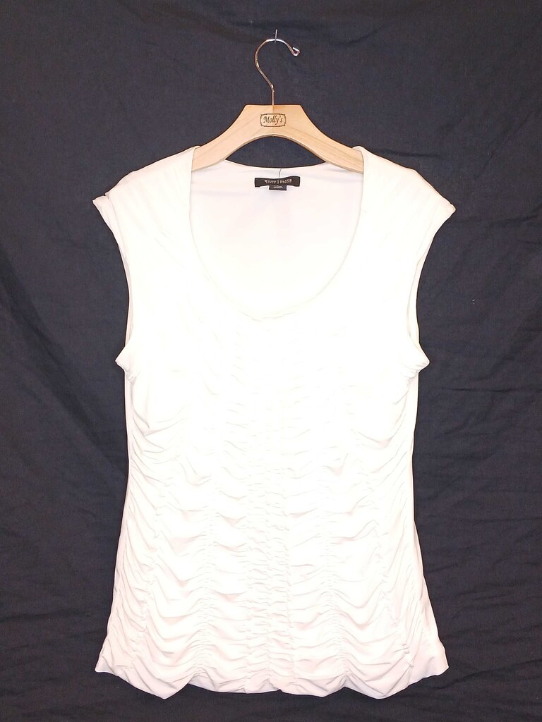 White House Black Market. Rouched sleeveless top