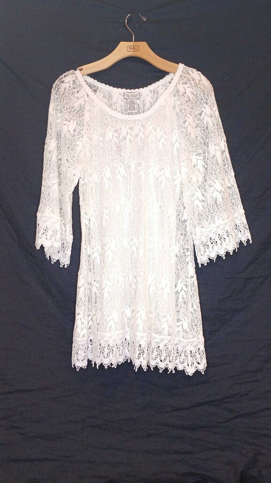 Willy Mason Long Lace Top