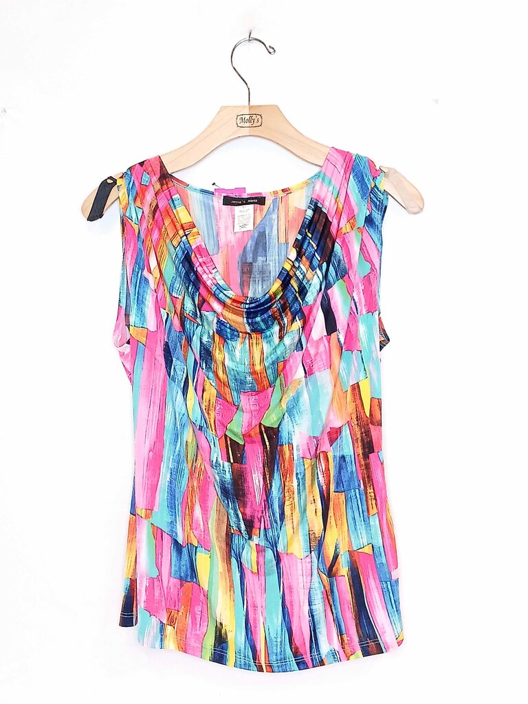 Jenny &Marlis Sleeveless Crowl Neck top