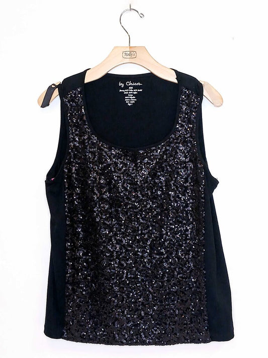 Chicos Sleeveless Sequine Top