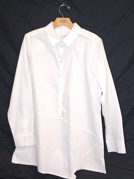 Foxcroft Half Button Up Top