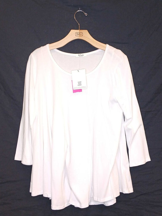 Et Lois 3/4 Sleeve Flowy Top